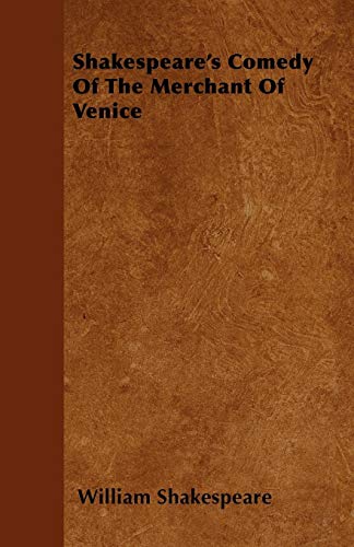 9781446025307: Shakespeare's Comedy Of The Merchant Of Venice