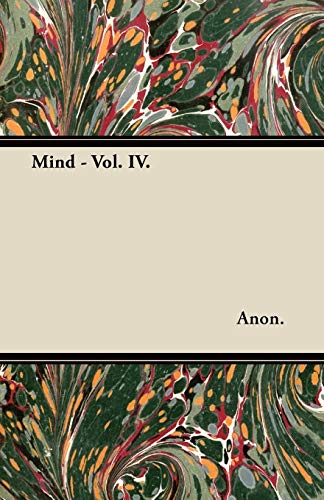 9781446077559: Mind - Vol. IV.