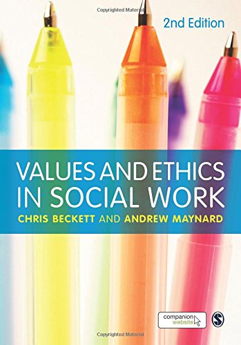 Imagen de archivo de Values and Ethics in Social Work a la venta por Better World Books