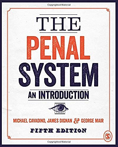 Imagen de archivo de The Penal System : An Introduction a la venta por Better World Books
