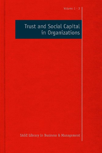 Stock image for Trust And Social Capital In Organizations for sale by Basi6 International
