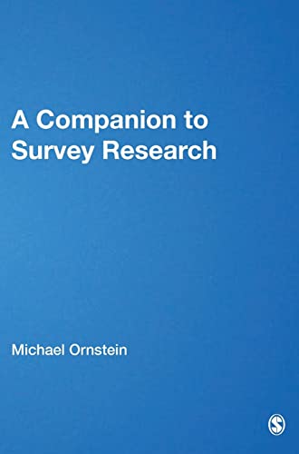 Imagen de archivo de A Companion to Survey Research a la venta por THE SAINT BOOKSTORE