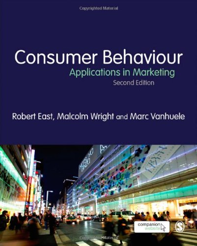 Stock image for Consumer Behaviour: Applications in Marketing for sale by Mispah books