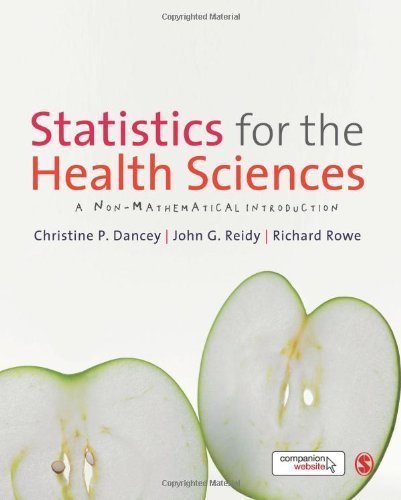 9781446252734: Statistics for the Health Sciences: A Non-Mathematical Introduction