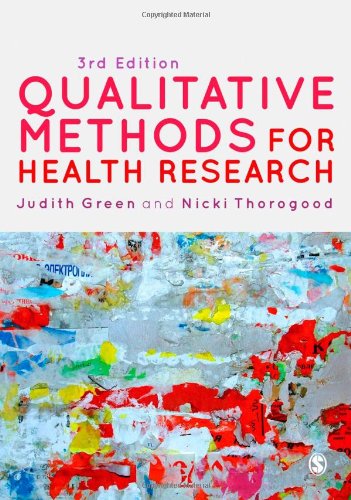 Beispielbild fr Qualitative Methods for Health Research (Introducing Qualitative Methods series) zum Verkauf von BooksRun