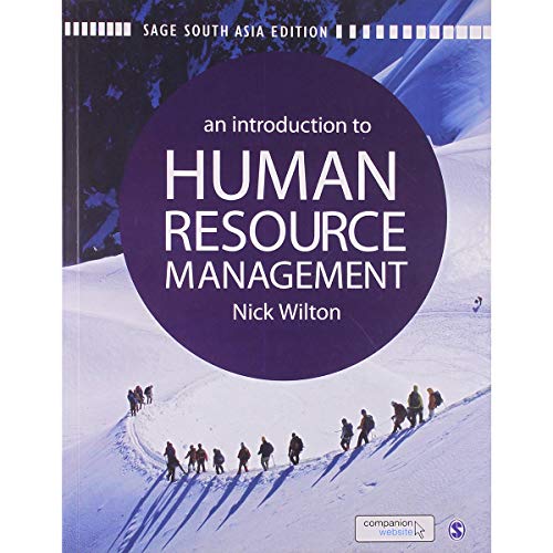 An Introduction to Human Resource Management (9781446255841) by Wilton, Nick