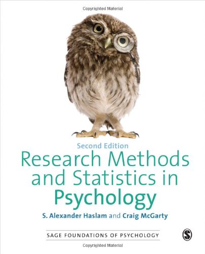 Beispielbild fr Research Methods and Statistics in Psychology (SAGE Foundations of Psychology series) zum Verkauf von BooksRun