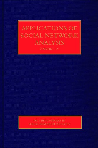 9781446260326: Applications of Social Network Analysis (SAGE Benchmarks in Social Research Methods)
