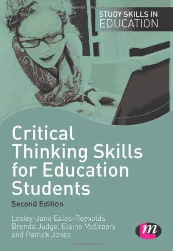 Imagen de archivo de Critical Thinking Skills for Education Students a la venta por Books Puddle