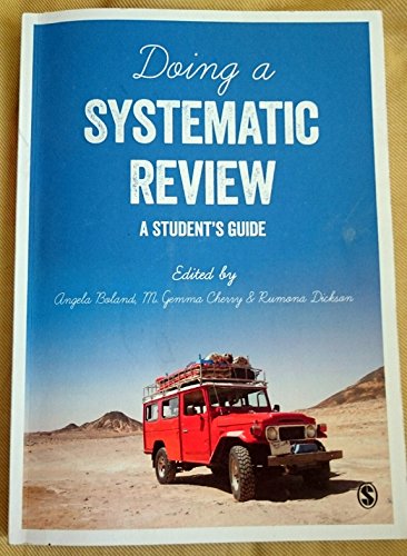 Stock image for Doing a Systematic Review: A Student?s Guide for sale by Irish Booksellers