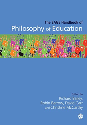 Stock image for The SAGE Handbook of Philosophy of Education for sale by MusicMagpie