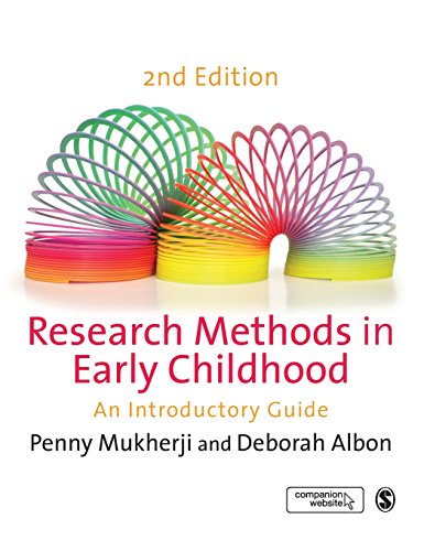 Stock image for Research Methods in Early Childhood: An Introductory Guide for sale by Buchpark