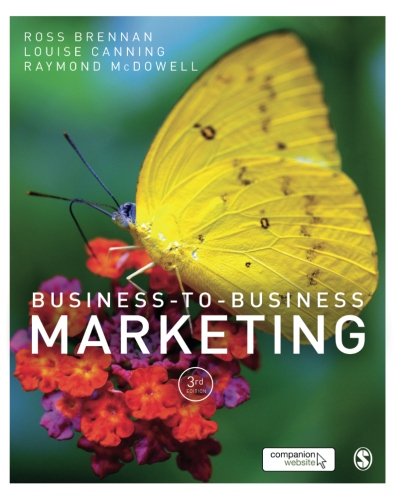 Beispielbild fr Business-To-Business Marketing zum Verkauf von Better World Books