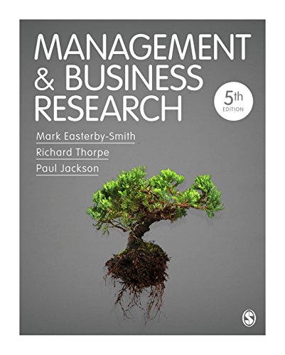 Imagen de archivo de Management and Business Research a la venta por Indiana Book Company