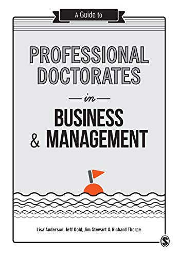 Beispielbild fr A Guide to Professional Doctorates in Business and Management zum Verkauf von WorldofBooks