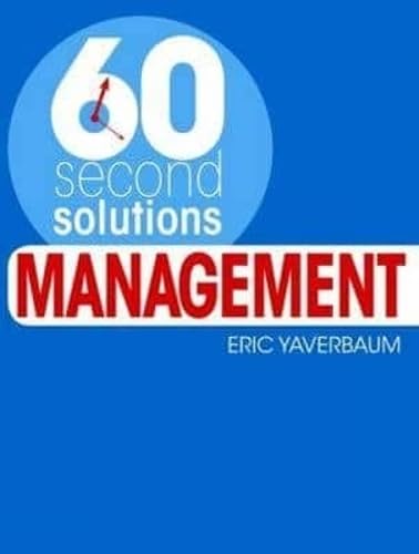 9781446300480: Management (60 Second Solutions)