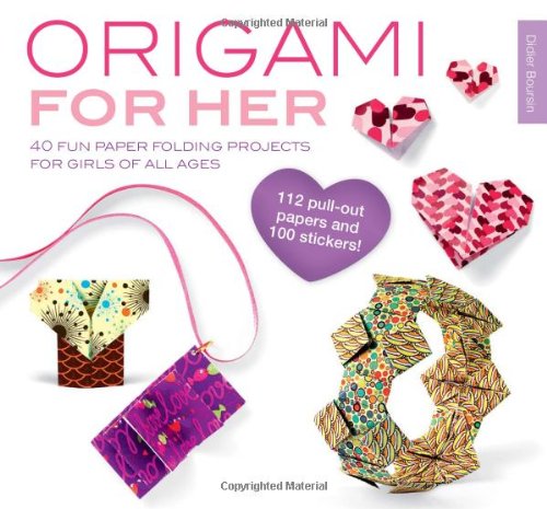 9781446303528: Origami for Her: 40 fun paper-folding projects for girls of all ages