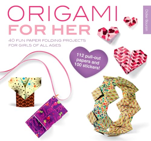 Stock image for Origami for Her: 40 fun paper-folding projects for girls of all ages for sale by WorldofBooks