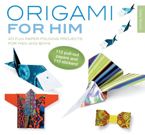 Beispielbild fr Origami for Him: 40 Fun Paper Folding Projects for Men and Boys zum Verkauf von MusicMagpie