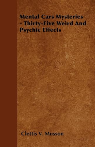 Beispielbild fr Mental Card Mysteries - Thirty-Five Weird And Psychic Effects zum Verkauf von Lucky's Textbooks
