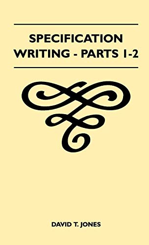 9781446511893: Specification Writing - Parts 1-2