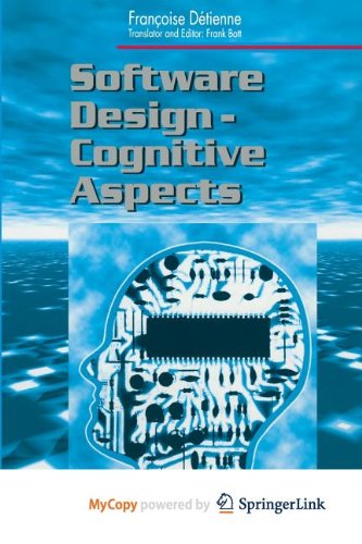 9781447101123: Software Design - Cognitive Aspect