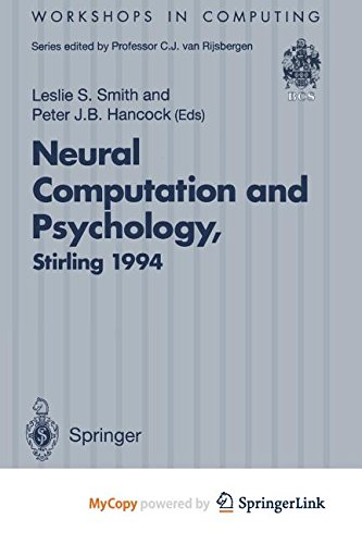 9781447135807: Neural Computation and Psychology: Proceedings of the 3rd Neural Computation and Psychology Workshop (NCPW3), Stirling, Scotland, 31 August - 2 September 1994