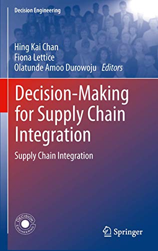 Beispielbild fr Decision-Making for Supply Chain Integration. Supply Chain Integration. zum Verkauf von Gast & Hoyer GmbH