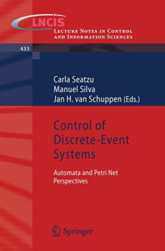 Stock image for Control of Discrete-Event Systems (Paperback) for sale by CitiRetail