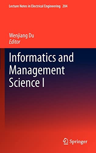 9781447148012: Informatics and Management Science I: 204