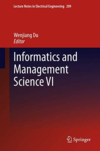 9781447148043: Informatics and Management Science VI