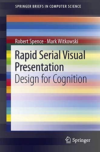 Imagen de archivo de Rapid Serial Visual Presentation a la venta por Books Puddle