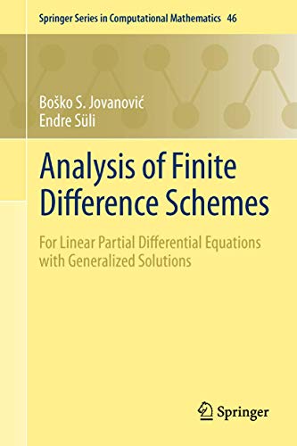 Imagen de archivo de Analysis of Finite Difference Schemes: For Linear Partial Differential Equations with Generalized Solutions (Springer Series in Computational Mathematics, 46) a la venta por GF Books, Inc.