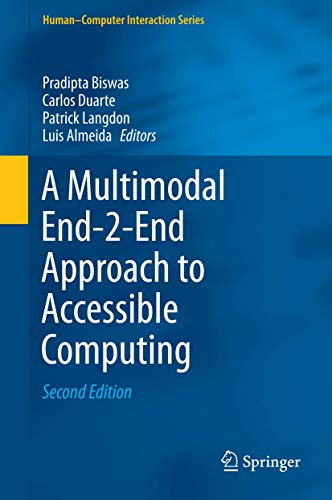 Beispielbild fr A Multimodal End-2-End Approach to Accessible Computing zum Verkauf von Buchpark