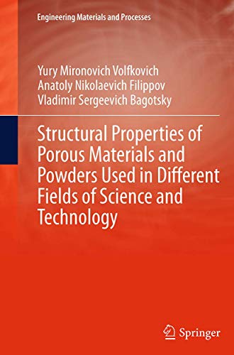 9781447169123: Structural Properties of Porous Materials and Powders Used in Different Fields of Science and Technology