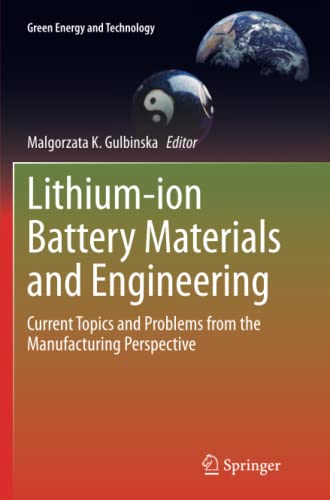 9781447171843: Lithium-ion Battery Materials and Engineering: Current Topics and Problems from the Manufacturing Perspective