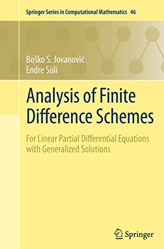 Stock image for Analysis of Finite Difference Schemes: For Linear Partial Differential Equations with Generalized Solutions (Springer Series in Computational Mathematics, 46) for sale by Books Unplugged