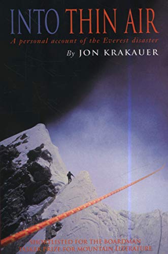 Stock image for Into Thin Air [Jul 01, 2011] Krakauer, Jon for sale by Hippo Books