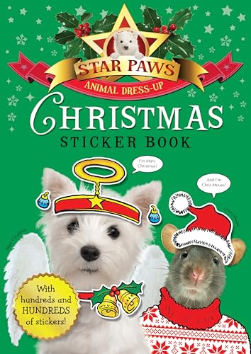 Stock image for Christmas Sticker Book: Star Paws: An animal dress-up sticker book for sale by WorldofBooks