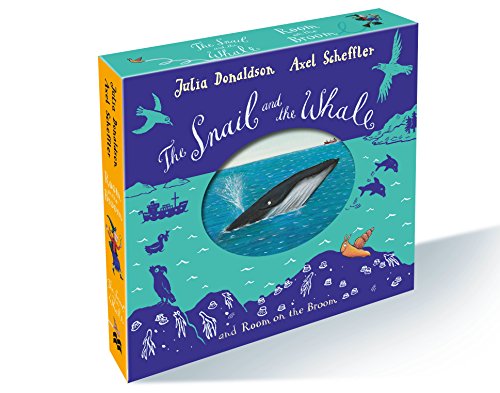 Imagen de archivo de The Snail and the Whale and Room on the Broom board book gift slipcase a la venta por WorldofBooks