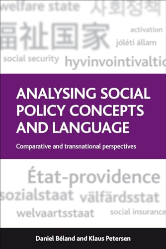 Stock image for Analysing Social Policy Concepts and Language: Comparative and Transnational Perspectives for sale by Anybook.com