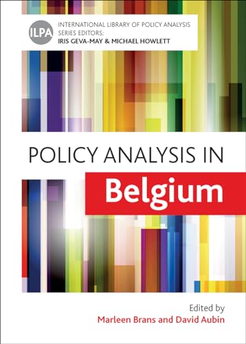 Beispielbild fr Policy Analysis in Belgium zum Verkauf von Blackwell's