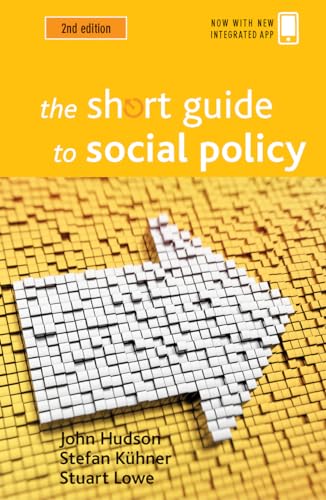 Imagen de archivo de The Short Guide to Social Policy (Short Guides) a la venta por Greener Books