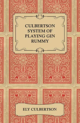 Imagen de archivo de Culbertson System of Playing Gin Rummy a la venta por PBShop.store US