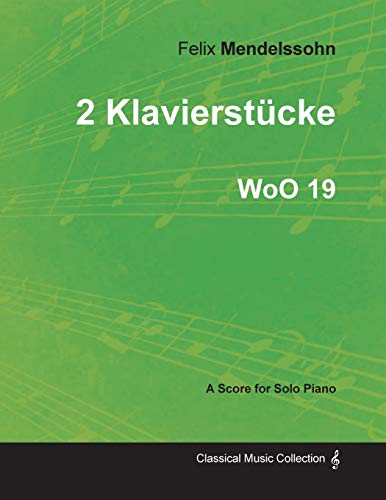Beispielbild fr 2 Klavierstücke WoO 19 - For Solo Piano (1833) zum Verkauf von PlumCircle