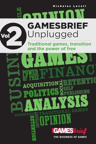 Imagen de archivo de GAMESbrief Unplugged Volume 2: on traditional games, transition and the power of free [paperback] a la venta por MusicMagpie