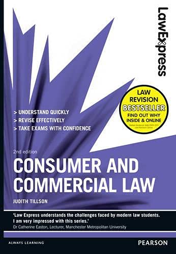 Imagen de archivo de Law Express: Consumer and Commercial Law (Revision Guide) a la venta por WorldofBooks