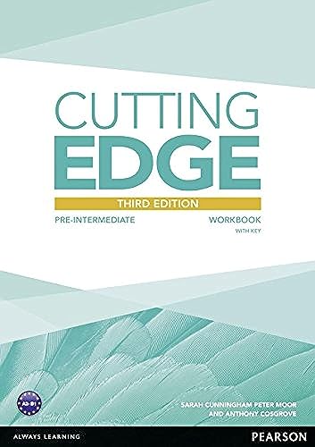 Stock image for Cutting Edge 3rd Edition Pre-Intermediate Workbook with Key for sale by Better World Books Ltd