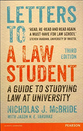 Stock image for Letters to a Law Student for sale by Phatpocket Limited