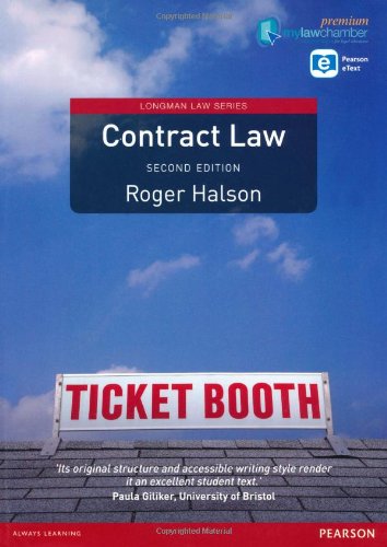 Contract Law MyLawChamber Premium Pack (Longman Law Series) (9781447922889) by Halson, R.